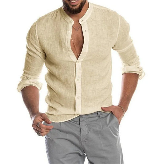 Camicia Lino Uomo Estiva