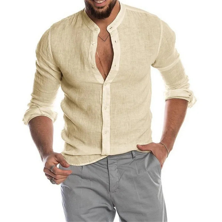 Camicia Lino Uomo Estiva